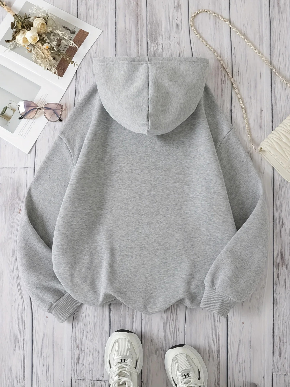 Brooklyn New York 1898 Women’s Hoodie Casual Hooded Pullover Sweatshirt with Drawstring & Graphic Letter Print